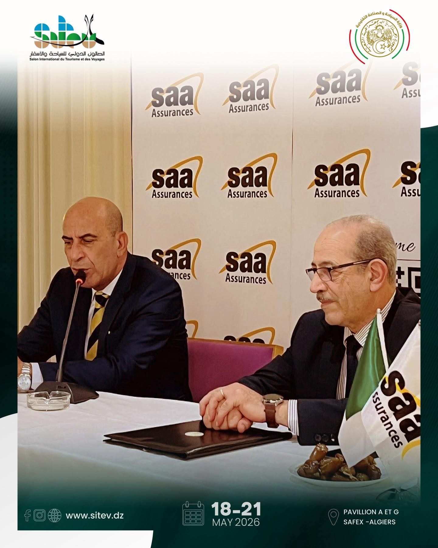 Signature d'une convention de sponsoring et de partenariat avec la SAA